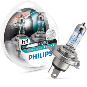 12342XV+S2 PHILIPS X-Treme Vision H4 +130% 12V 55W