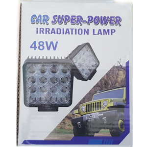 FLED3A – SUPER POWER Φανάρι Εργασίας Led 48w, τετράγωνος προβολέας