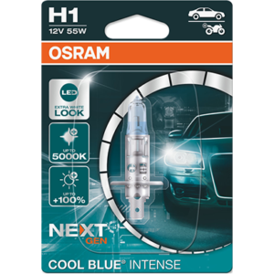 64150CBN-01B – OSRAM H1 12V 55W P14.5s Cool Blue INTENSE NextGen. 5000K +100% 1st.